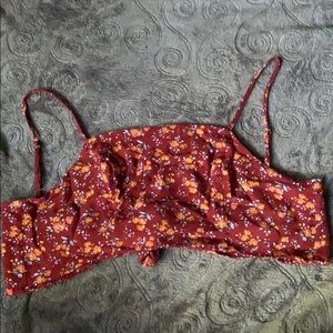 Floral crop top